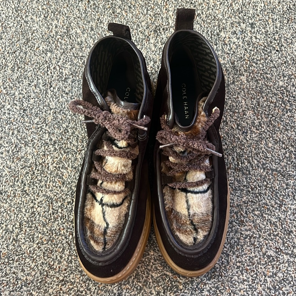 Cole Haan Brown Leather Boots 10.5 fit like 11